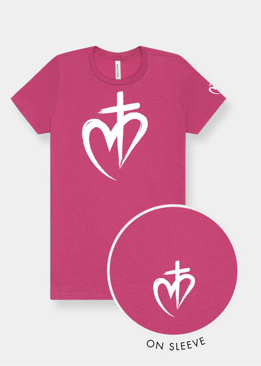 Women's Slim Fit Tee - Berry