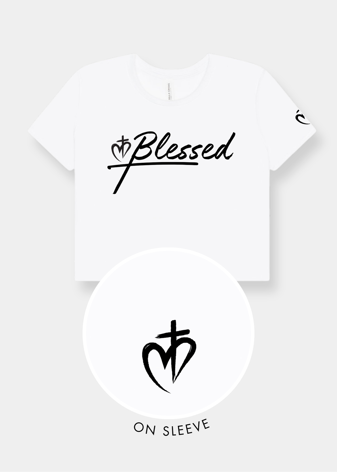 Women's Flowy Cropped Tee - White