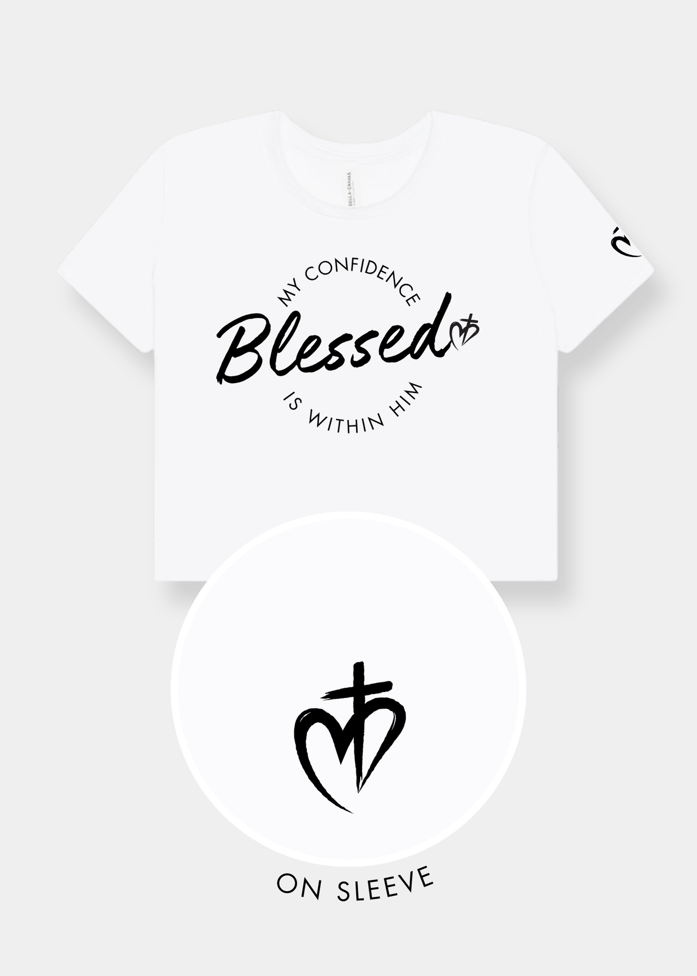 Women's Flowy Cropped Tee - White