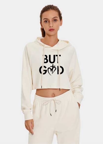 Down the Street Cropped Hoodies