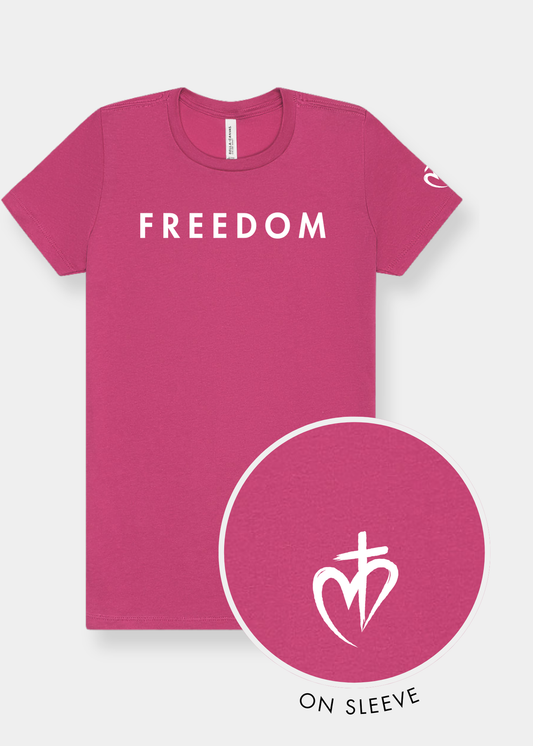 Women's Slim Fit Tee - FREEDOM